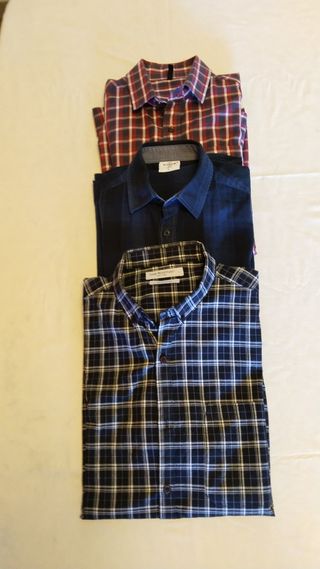 Lote 3 camisas L 