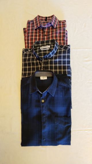 Lote 3 camisas L 