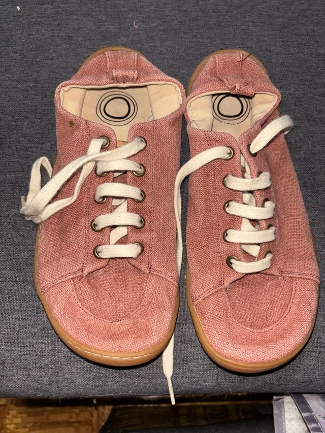 Zapatillas mukishoes rojas, talla 39