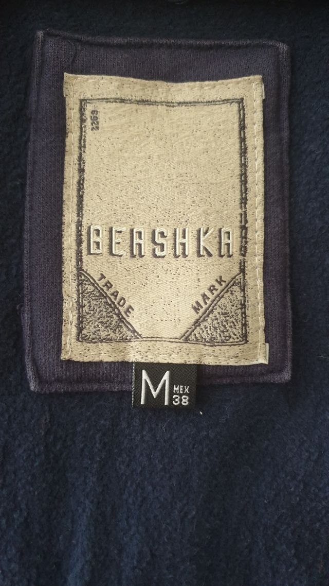 Giacca Bershka in pecora marrone