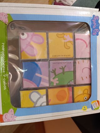 Rompecabezas Peppa Pig 9 cubos