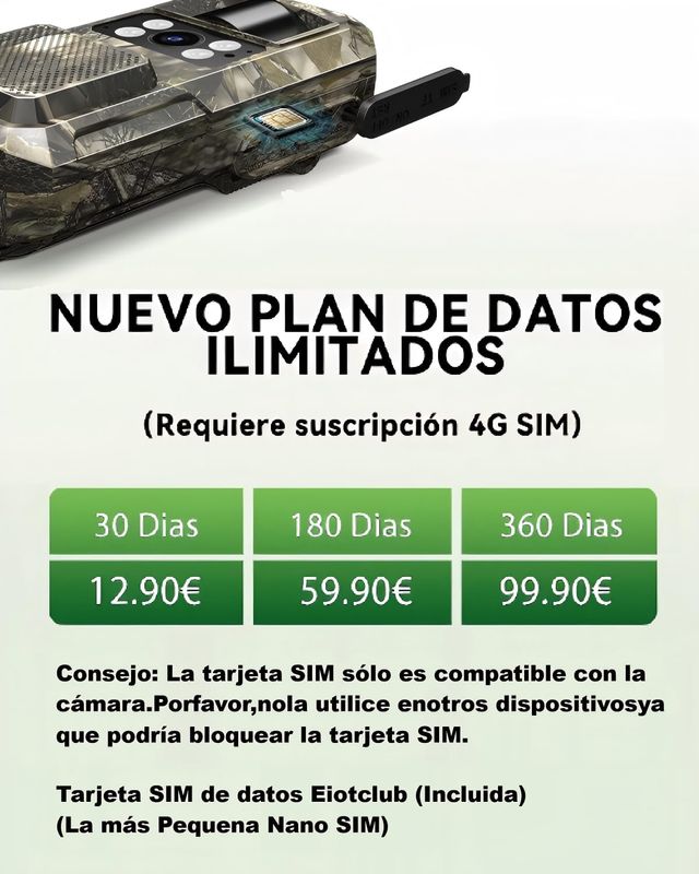 Cámara Caza XEGA Solar 4G SIM