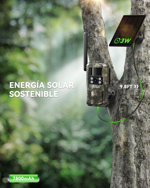 Cámara Caza XEGA Solar 4G SIM