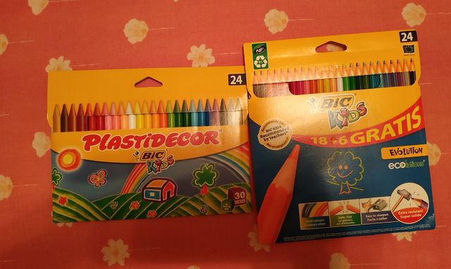 Lápices BIC Kids: 24 Colores