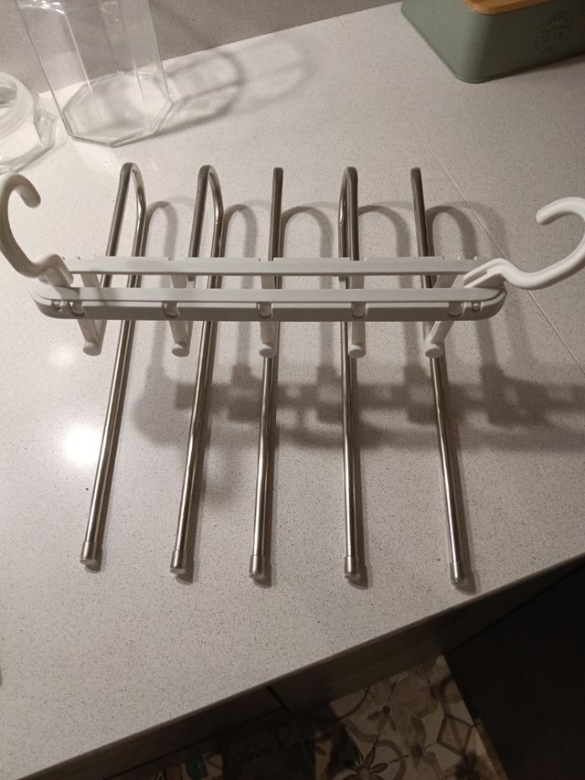 Percha pantalones 5-pzas. metal