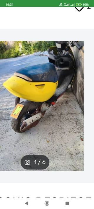 Aprilia Sonic con papeles para piezas o terminar