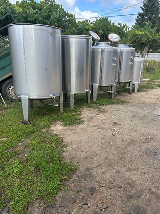 lote de Cubas acero inoxidable
