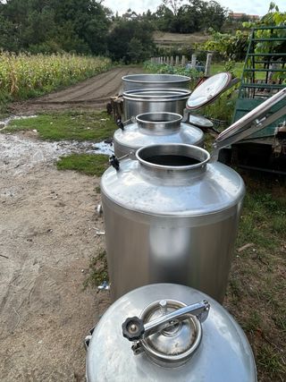 lote de Cubas acero inoxidable