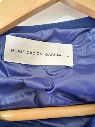 Chaqueta Purificación García azul marino 