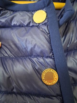 Chaqueta Purificación García azul marino 