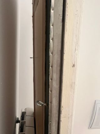Espejo antiguo blanco - Contraventana. Urge vender