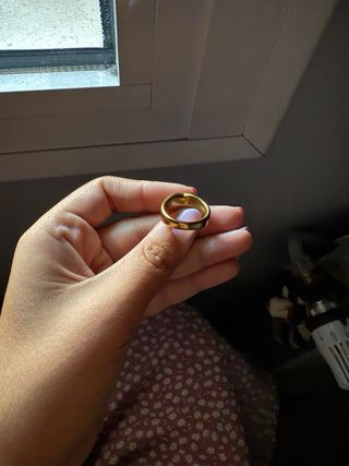 Anillo corazón dorado | Anillo