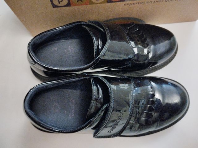 Zapatos azules Pablosky colegiales niña 36