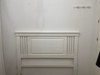 Cabecero cama blanco madera maciza
Para cama 135 
