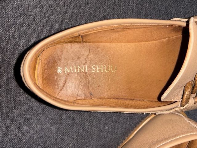 Mocasines Mini Shuu beige 39