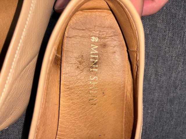 Mocasines Mini Shuu beige 39