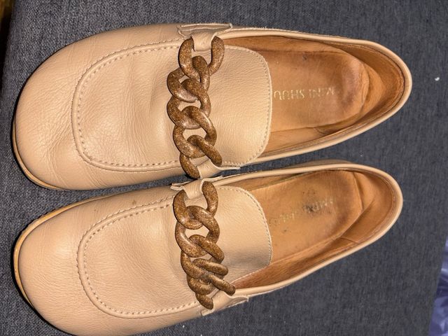 Mocasines Mini Shuu beige 39