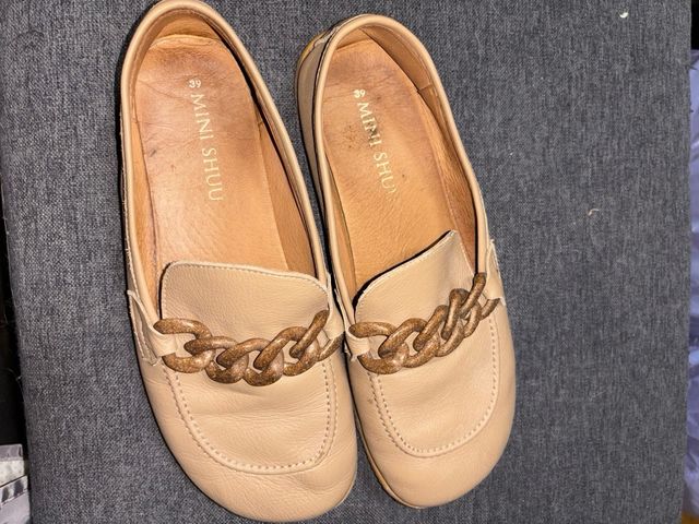 Mocasines Mini Shuu beige 39
