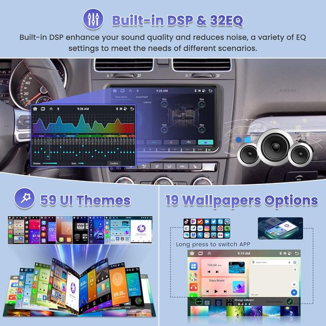 Radio Android 9" Coche