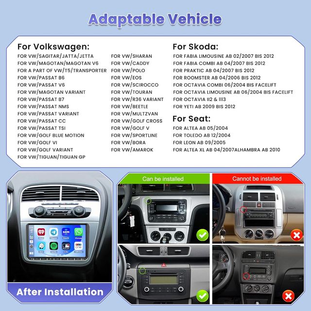 Radio Android 9" Coche