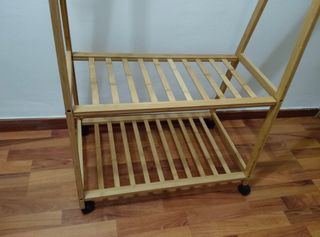 Perchero bambú Kerk - zapatero
