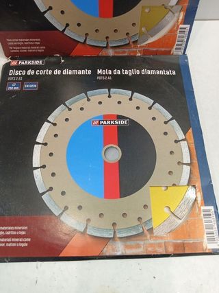 2 Discos Grandes 230 Diamante PARKSIDE 