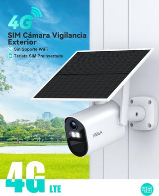 Cámara Seguridad Solar XEGA 4G