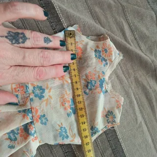 Vestido flores muñeca antiguo de muñeca de Famosa