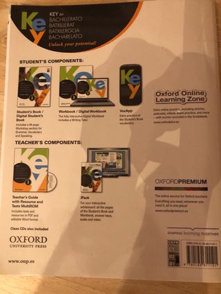 Key to Bachillerato 1. Workbook