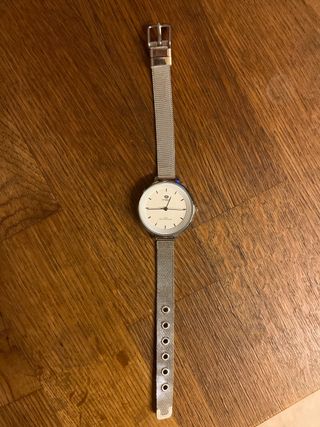 Reloj Marea - Plata y Blanco