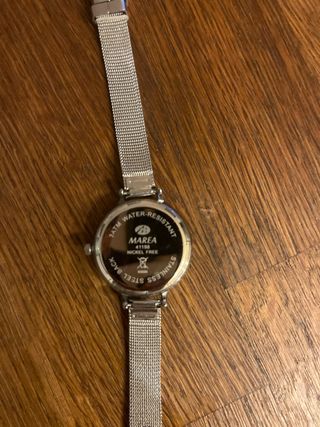 Reloj Marea - Plata y Blanco