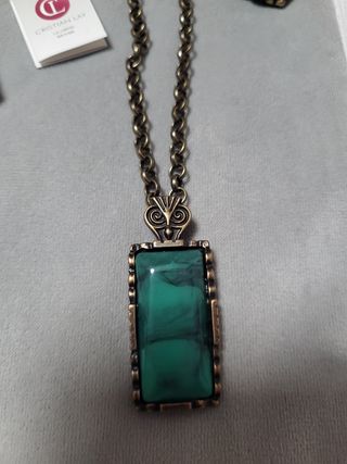 Joyas Cristian Lay - Dorado y Verde