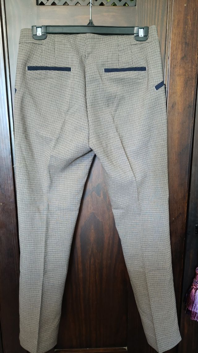 Pantalones Zara Basic -  Beige/Marrón