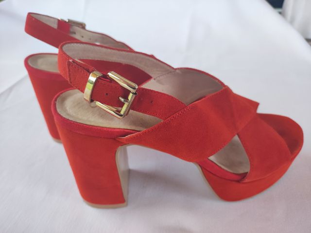 Sandalias naranja oscuro, Camila's - T36