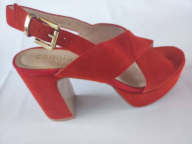Sandalias naranja oscuro, Camila's - T36