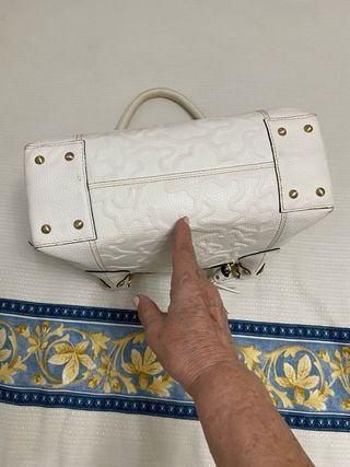 Bolso blanco piel Tous