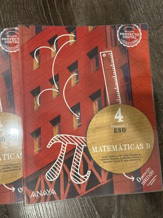MATEMATICAS B ANAYA 4 ESO OPERACION MUNDO