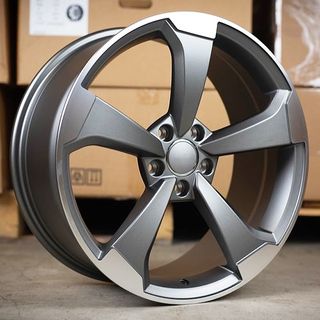 LLANTAS AUDI MOD. RS3 18 PULGADAS ANTRACITA PULIDA