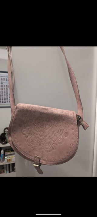 Bolso bandolera rosa
