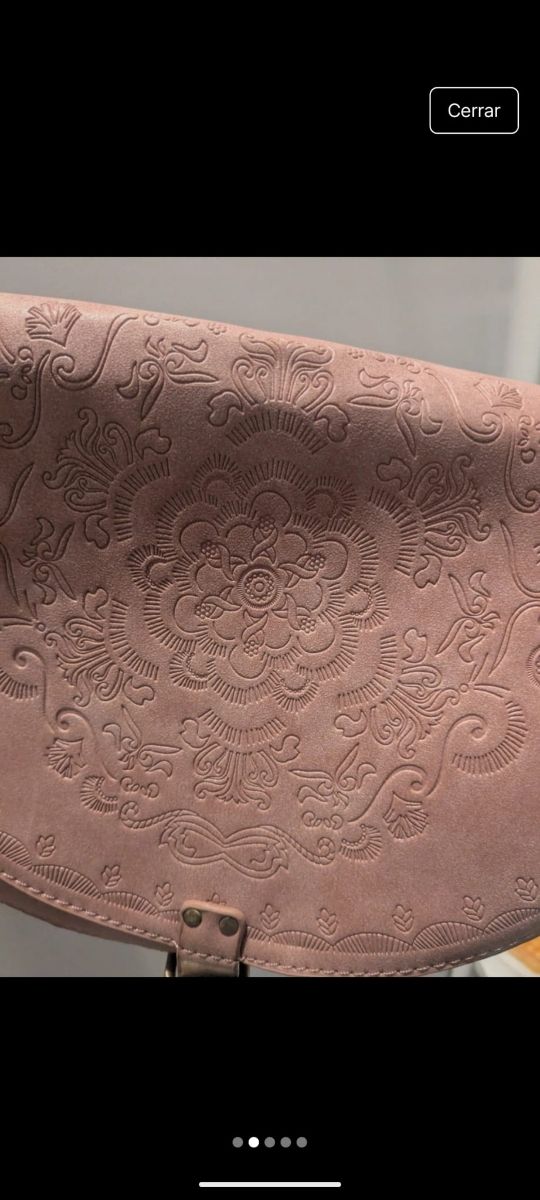 Bolso bandolera rosa