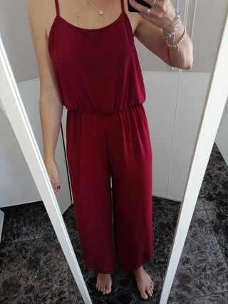 Mono rojo amplio - Vestido verano