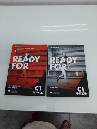Libros de inglés  C1 advanced y su workbook. 
