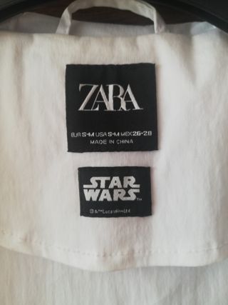 Chaqueta blanca Zara Star Wars