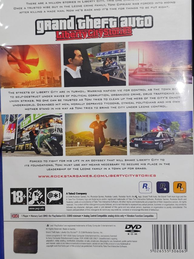 GTA Liberty City Stories - PS2