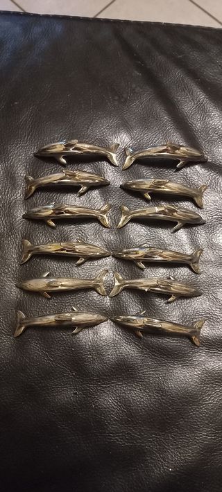12 Segnaposto Delfino Vintage