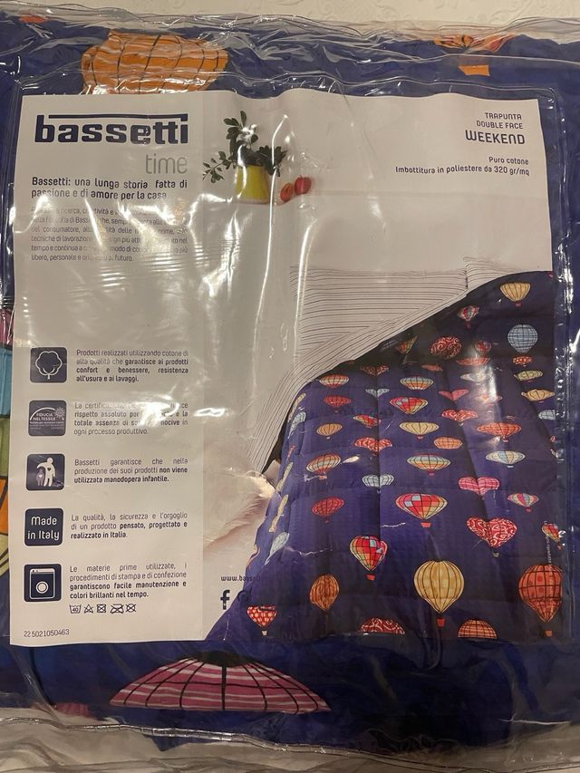 Trapunta Bassetti Mongolfiera una piazza