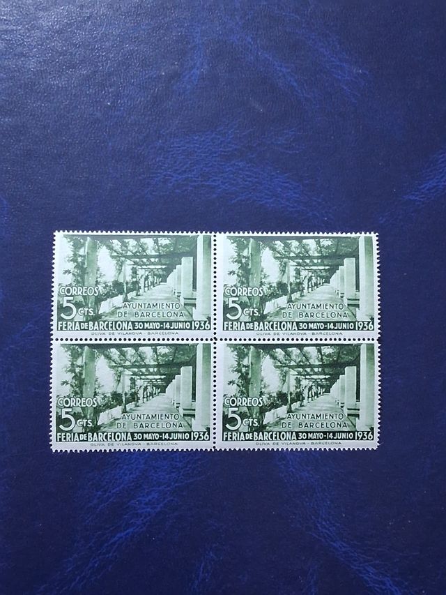 Sellos Feria Barcelona 1936