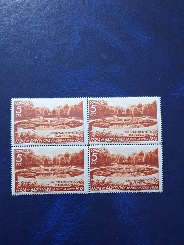 Sellos Feria Barcelona 1936