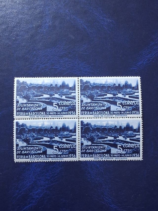 Sellos Feria Barcelona 1936