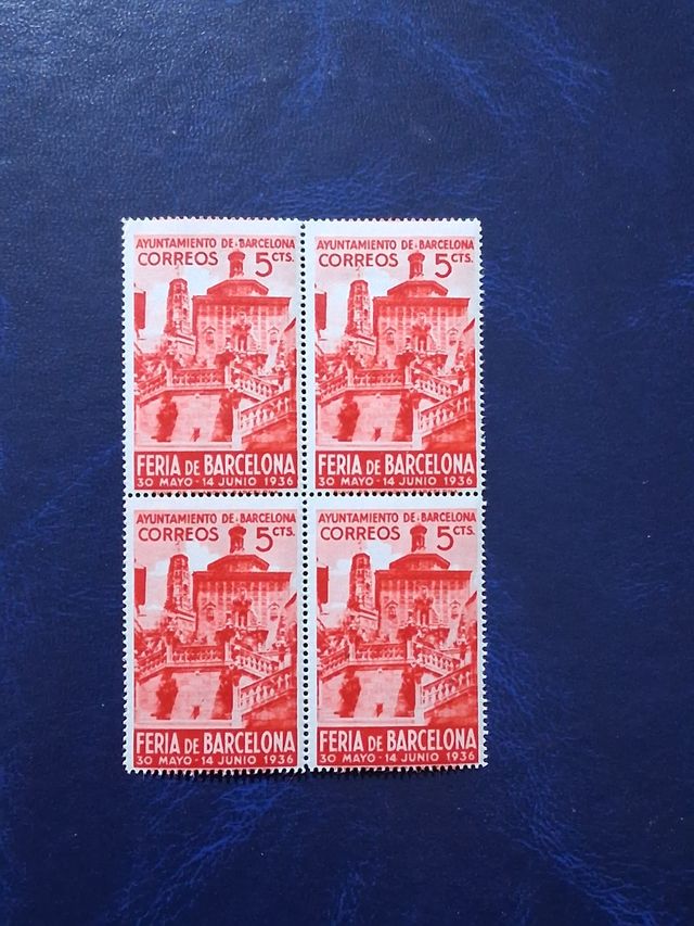 Sellos Feria Barcelona 1936